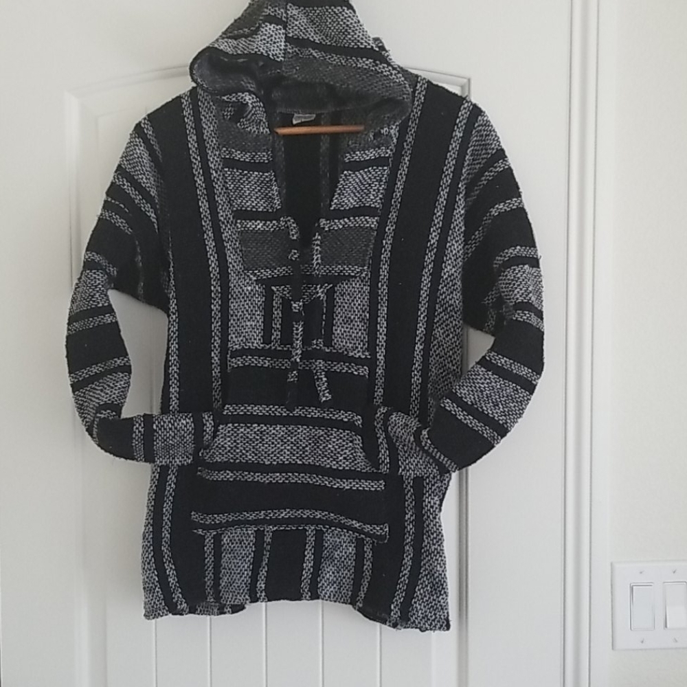 Surf Hooded Pancho